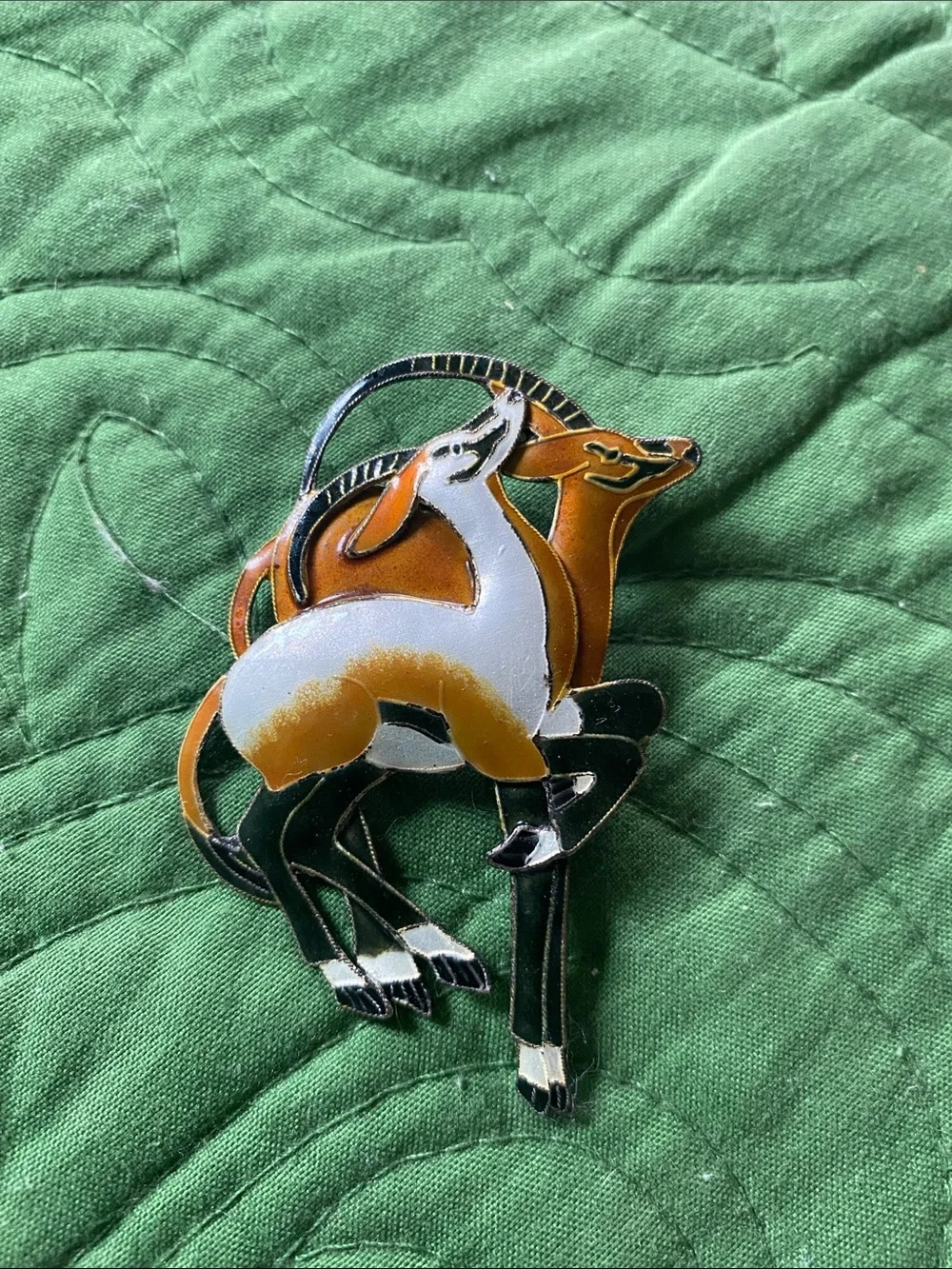 Vintage enamel pin